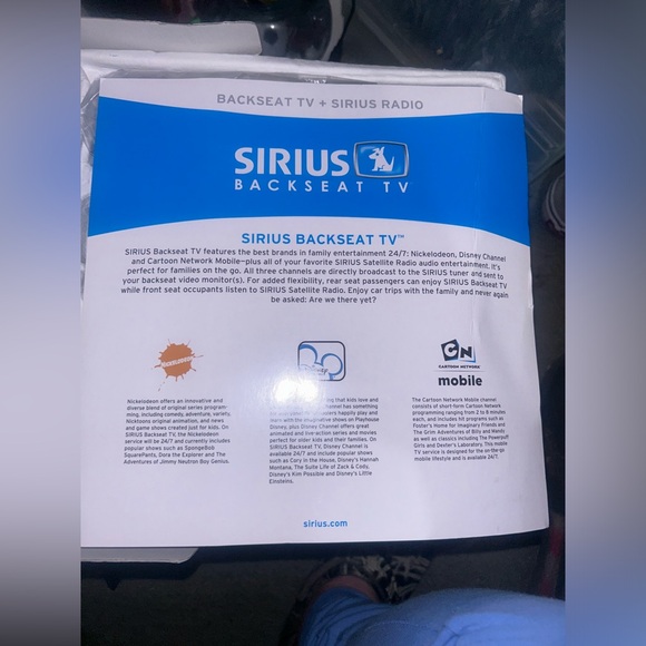 Sirius Satellite Radio SCV1 Universal Add On Kit With Optional Video - Picture 9 of 9